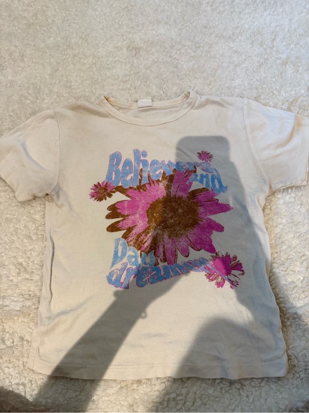 Urban Outfitters Tee with Pink Floral Graphic